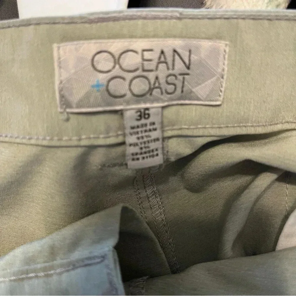 Ocean Coast men's light gray polyester shorts size 36